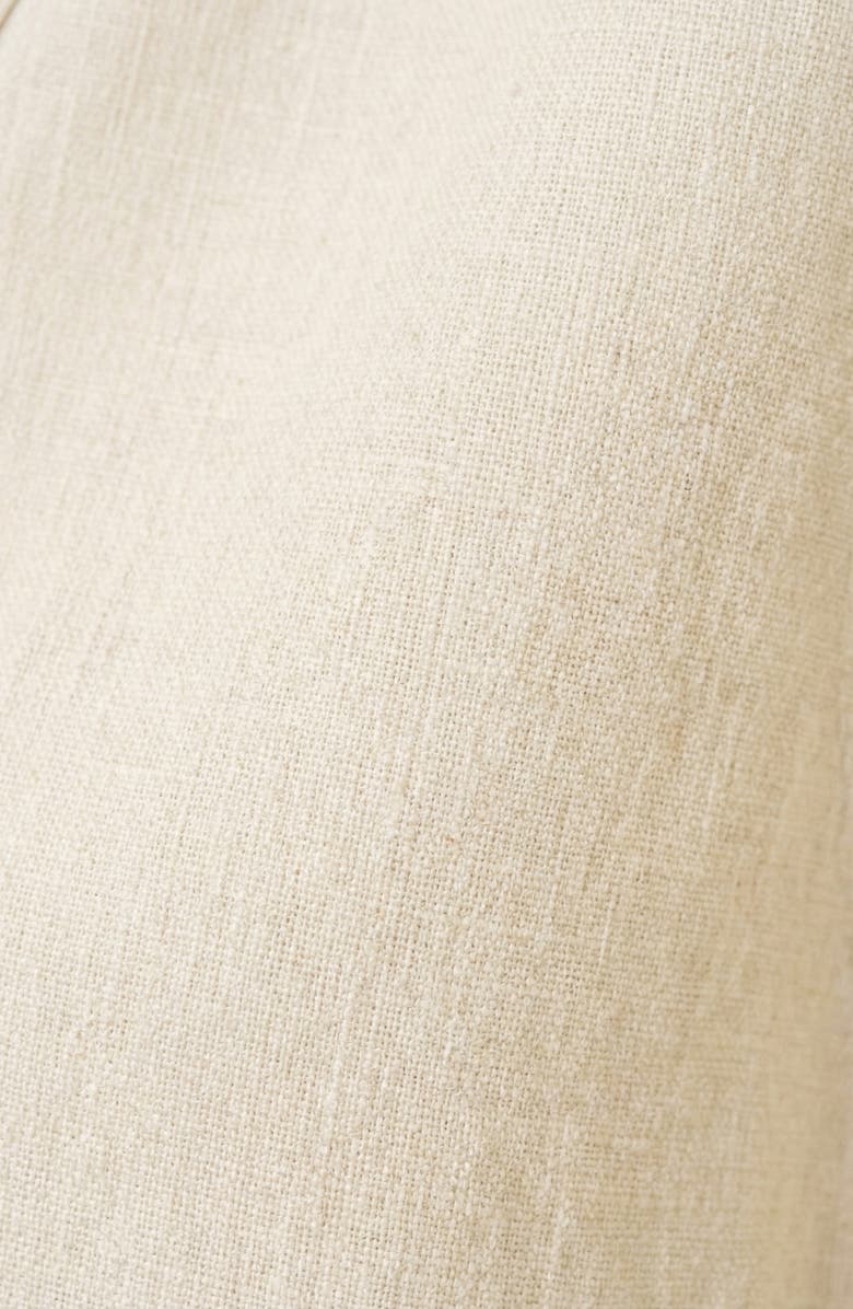 Modenaire Sleeveless Collared Drop Waist Dress, Alternate, color, Light Beige