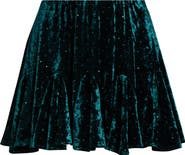 All in Favor Velvet Miniskirt