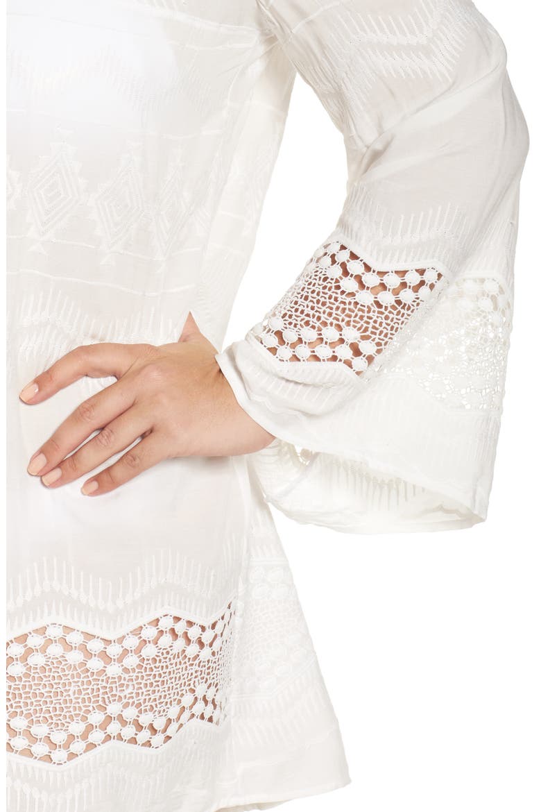 Cover-Up Tunic, Alternate, color, WHITE