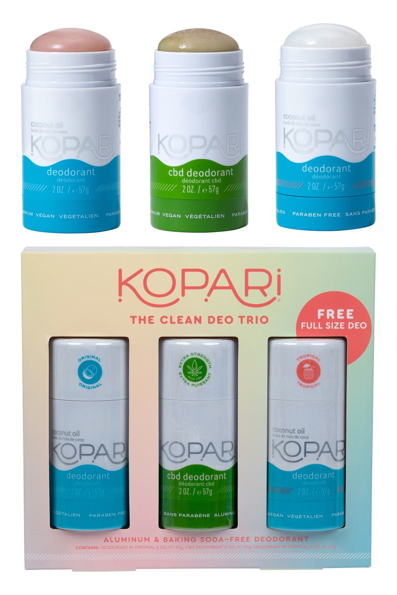 Full Size Coconut Deodorant Set-$46 Value, Alternate, color, NO COLOR