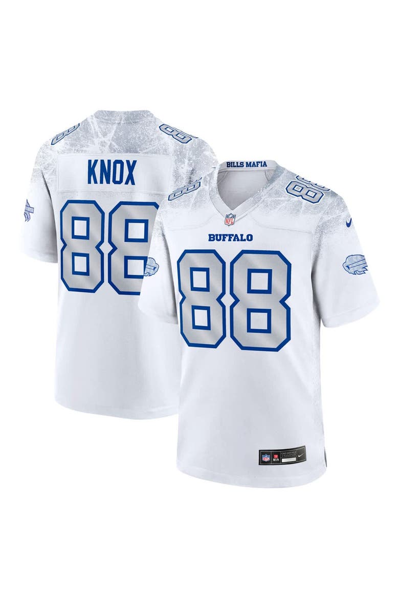 Men's Nike Dawson Knox White Buffalo Bills 2025 Rivalries Collection Game Jersey, Main, color, White