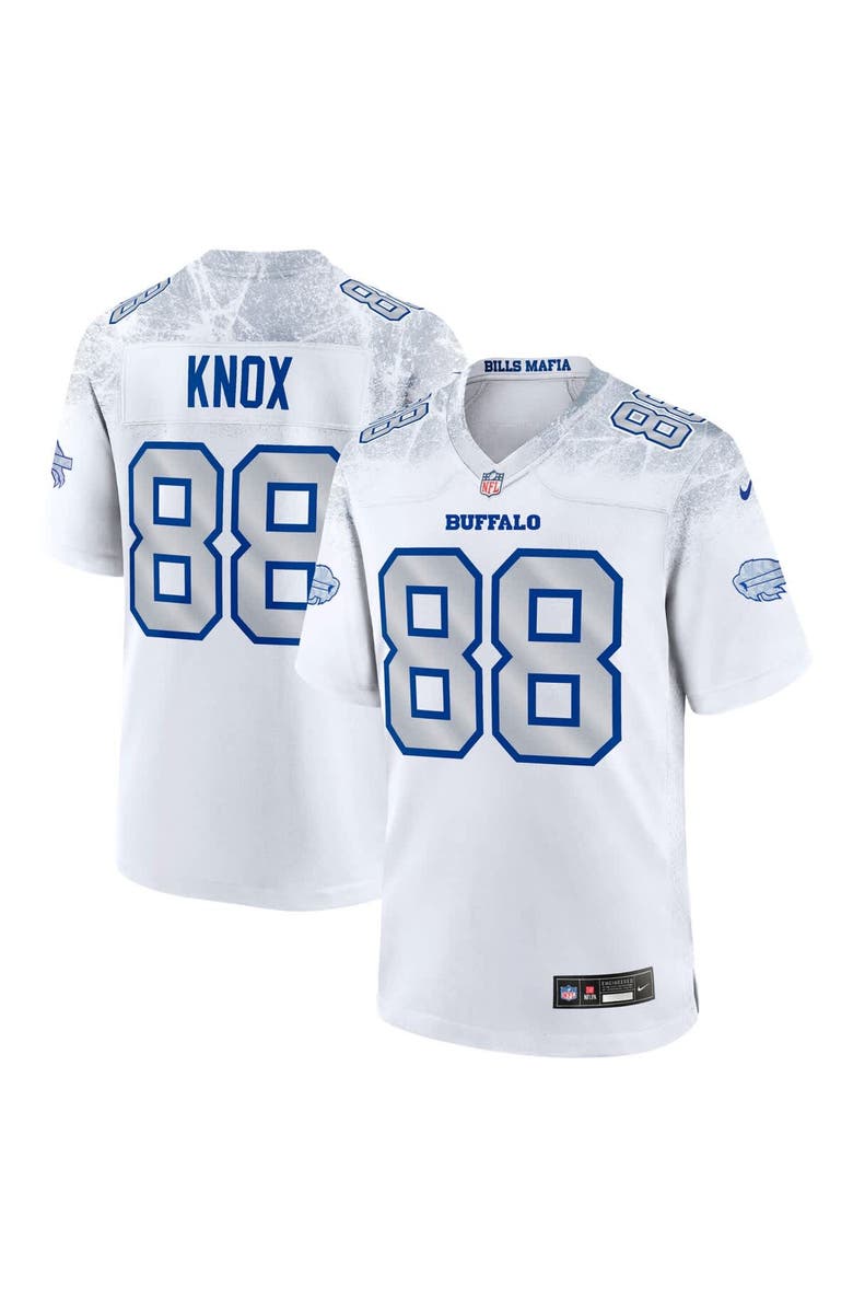 Nike Men's Nike Dawson Knox White Buffalo Bills 2025 Rivalries Collection Game Jersey, Main, color, White