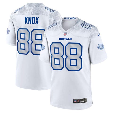 Men's Nike Dawson Knox White Buffalo Bills 2025 Rivalries Collection Game Jersey