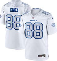 Nike Men's Nike Dawson Knox White Buffalo Bills 2025 Rivalries Collection Game Jersey