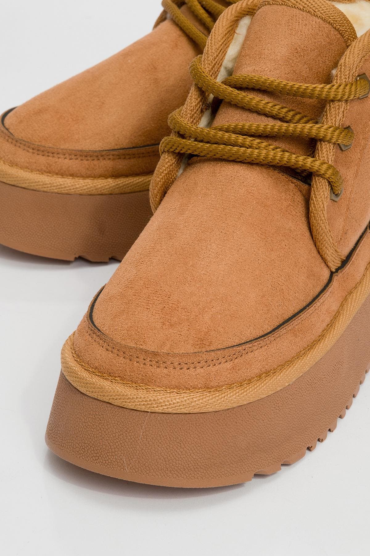 Ovela Chunky Boot, Alternate, color, Cognac Faux Leather