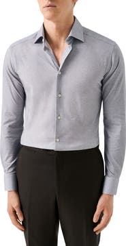 Eton Slim Fit Solid 4Flex Dress Shirt