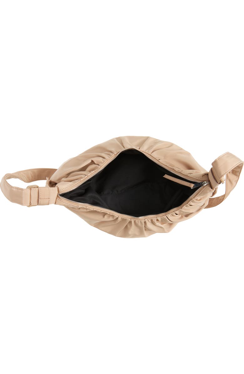 Topshop Talia Shoulder Bag, Alternate, color, Camel