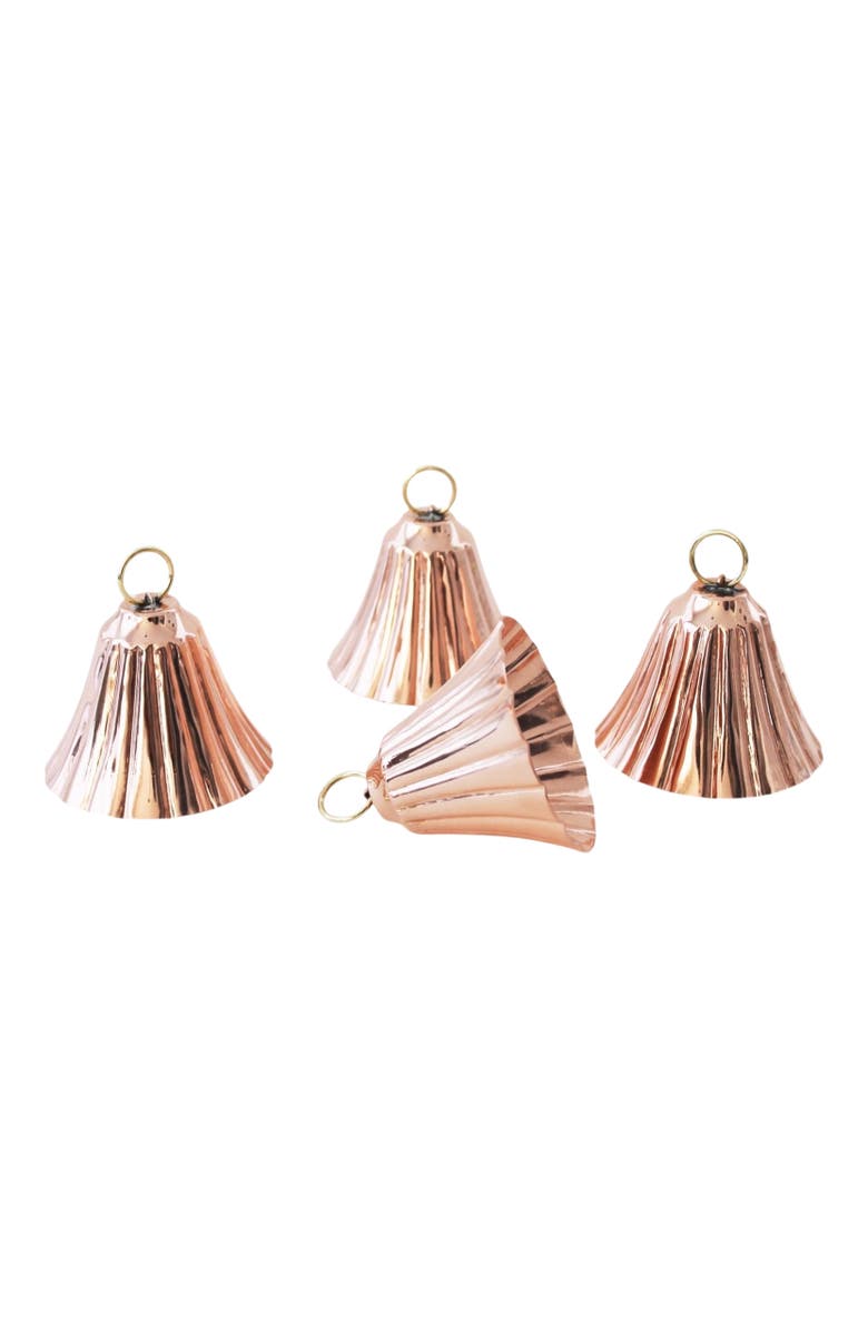 Coppermill Kitchen CMK Copper Bell Ornaments, Main, color, Copper