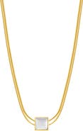 Karma and Luck Protect & Balance - Mother of Pearl Evil Eye June Birthstone Necklace