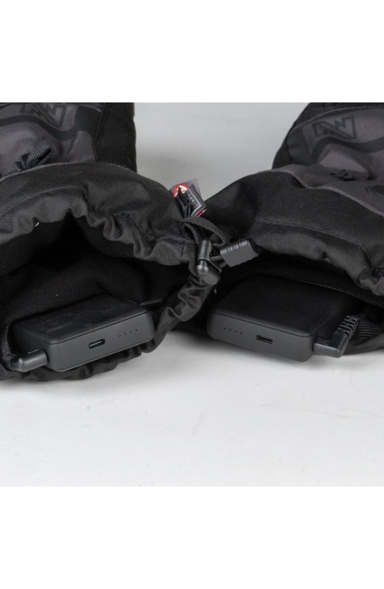 Mobile Warming Vista Waterproof Heated Glove, Alternate, color, Black And Grey