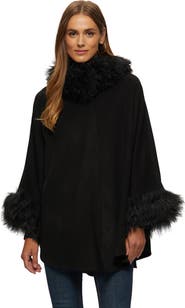 GORSKI Wool And Cashmere Blend Cape With Trim