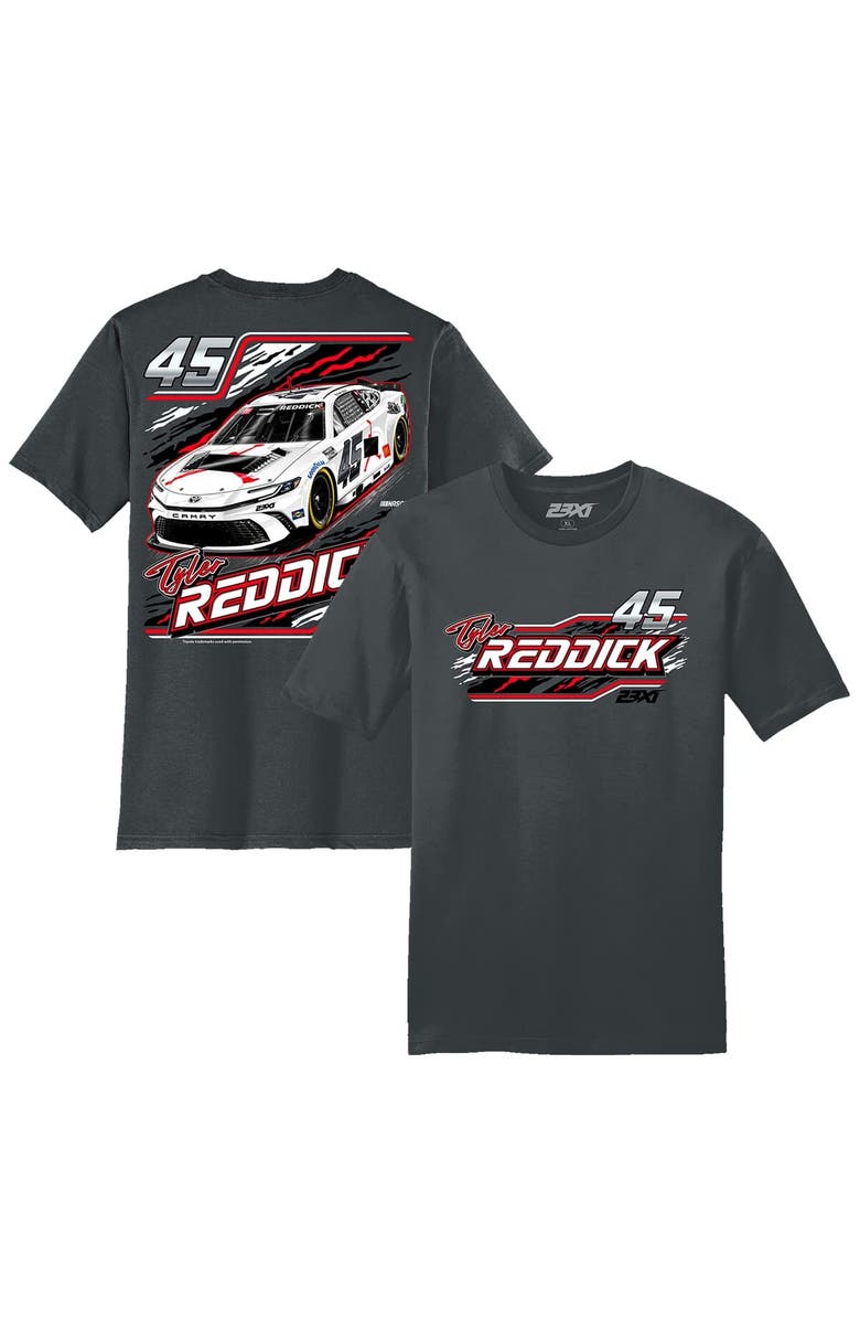 23XI Racing Youth 23XI Racing Charcoal Tyler Reddick Jordan Brand Car T-Shirt, Main, color, Charcoal