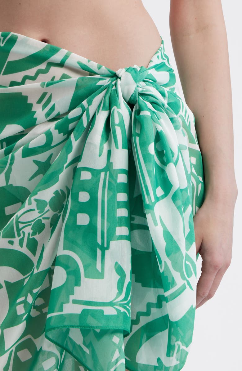 Treasure & Bond Vacay Ready Pareo, Alternate, color, Green