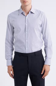 BOSS Hank Kent Slim Fit Performance Twill Dress Shirt