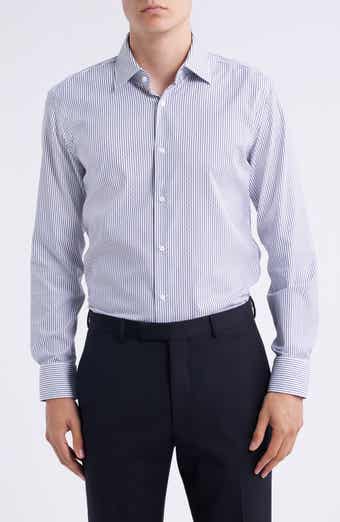 BOSS Hank Kent Slim Fit Performance Twill Dress Shirt