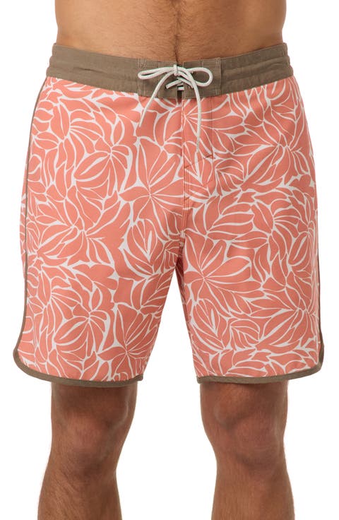 Cruzer Stripe Scallop Board Shorts