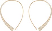 Sterling Forever Carlotta CZ Threader Earrings