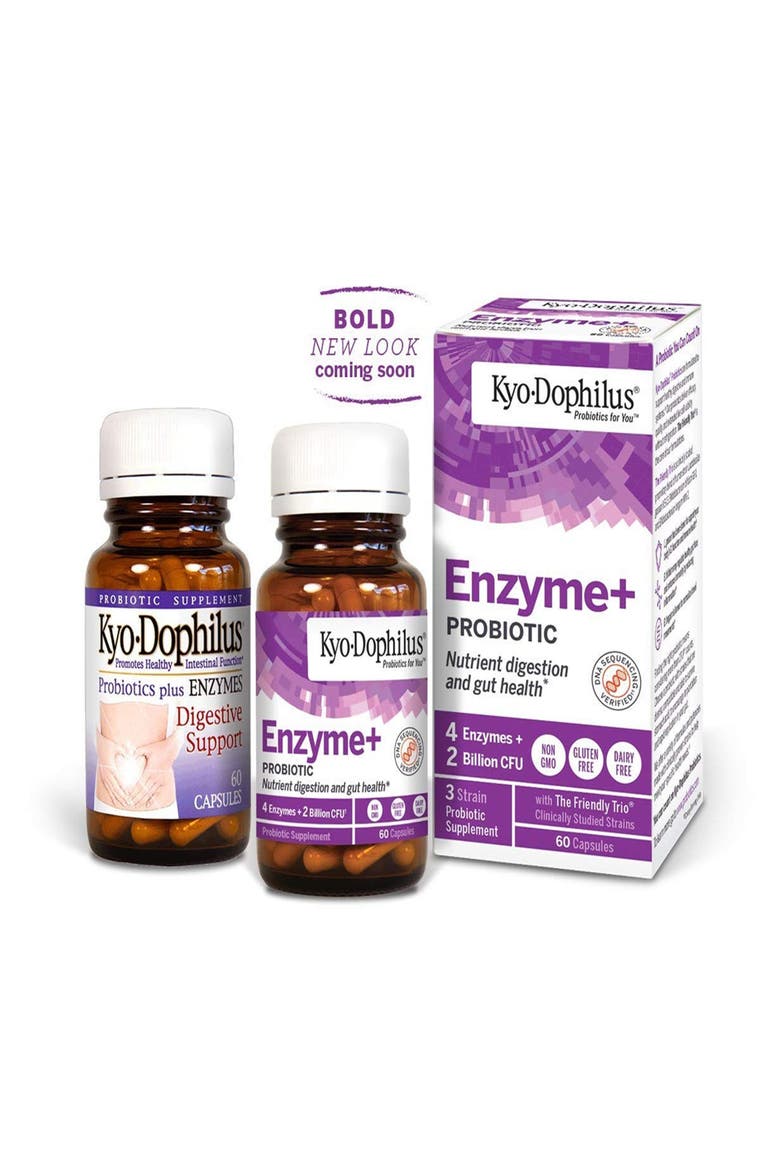 Enzymes+ Probiotic, Nutrient digestion and gut health, 60 Capsules, Alternate, color, None