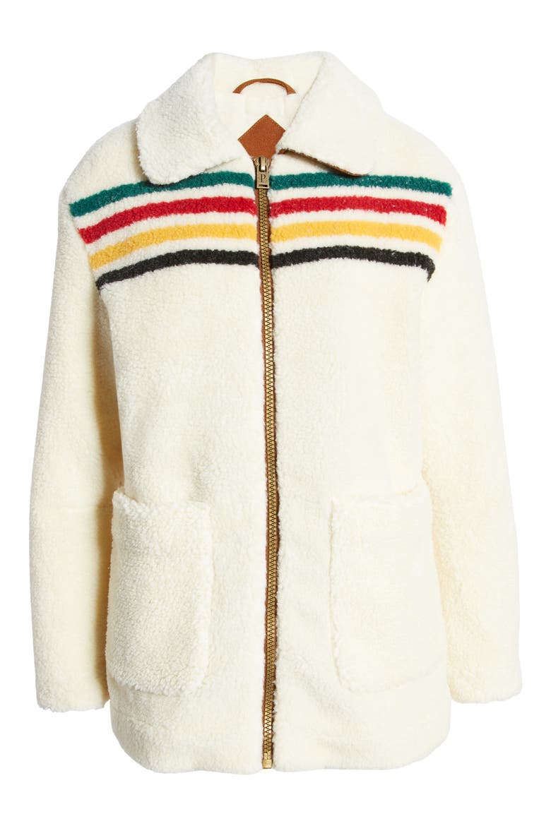 Women's Glacier Sunset Fleece Zip-Up Jacket, Alternate, color, GLACIER IVORY