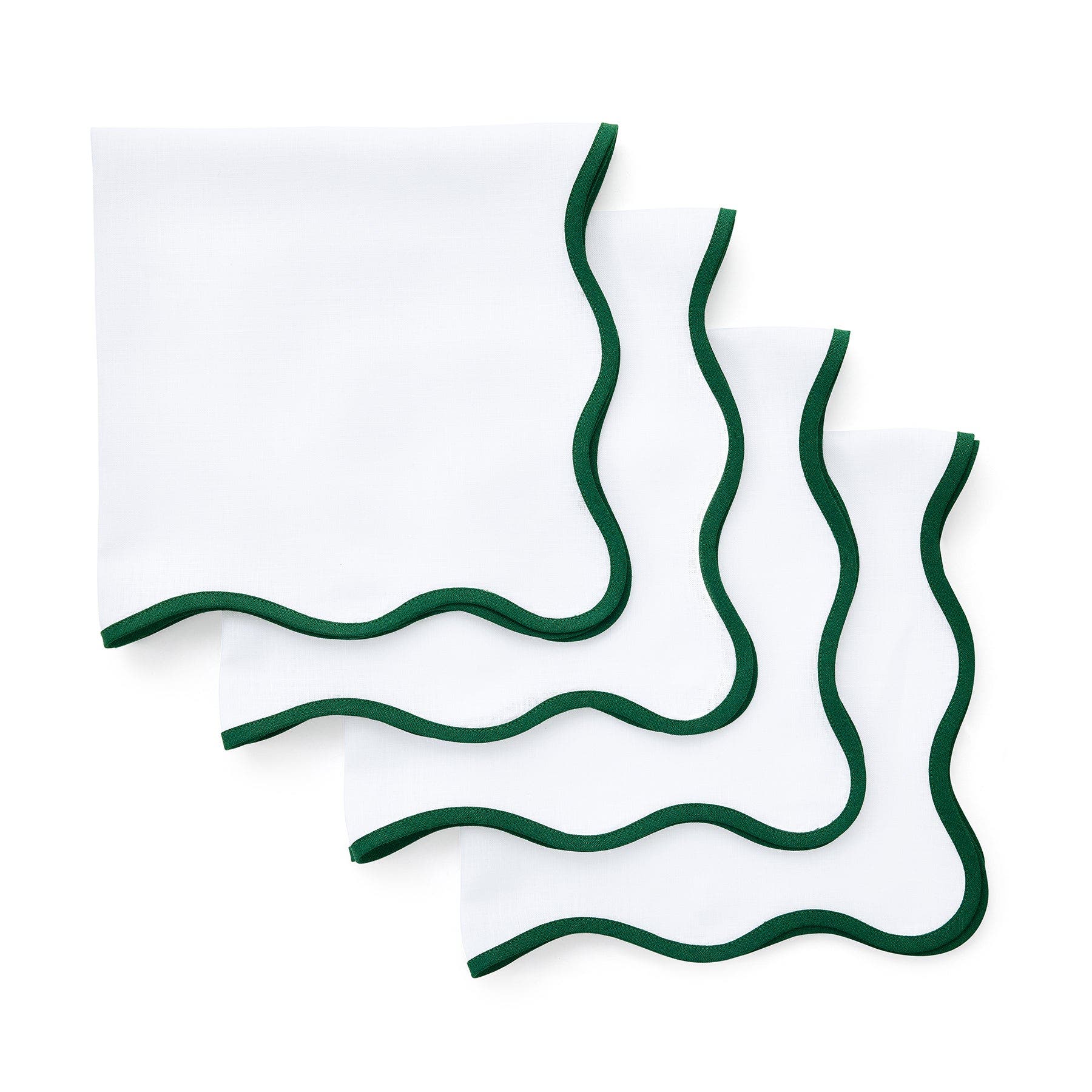 selected Christmas Green and White