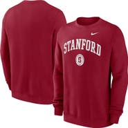 Nike Men's Nike Cardinal Stanford Cardinal Arched Seal Pullover Sweatshirt
