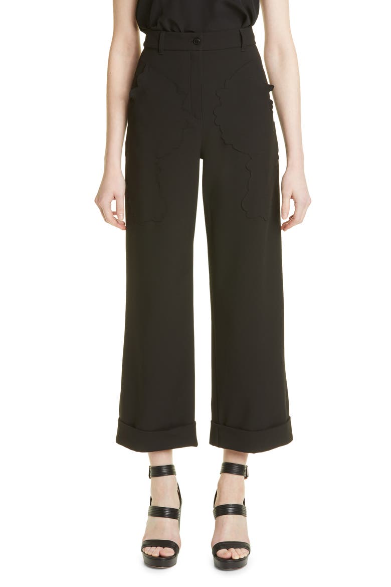 Straight Leg Pants, Main, color, BLACK MAT
