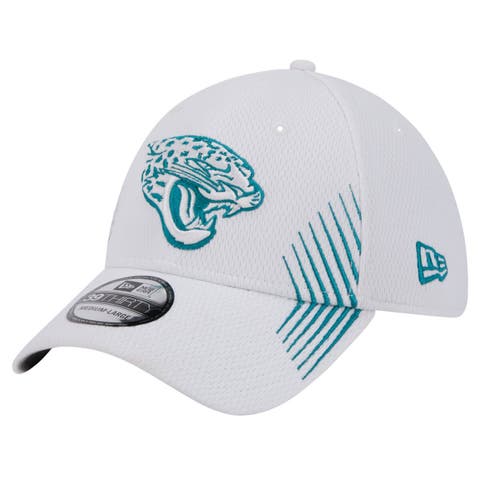 Men's New Era White Jacksonville Jaguars Active 39THIRTY Flex Hat