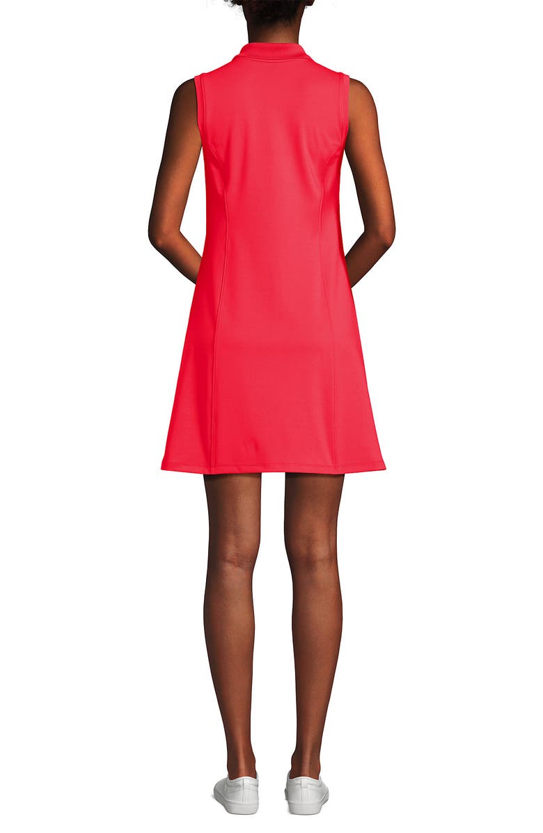 Lands' End High Impact Sleeveless Polo Dress, Alternate, color,