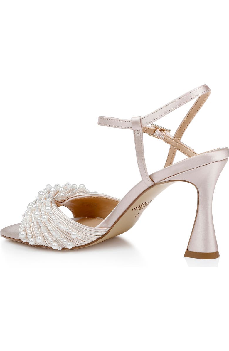 Jewel Badgley Mischka Fanny Ankle Strap Sandal, Alternate, color, Champagne Satin