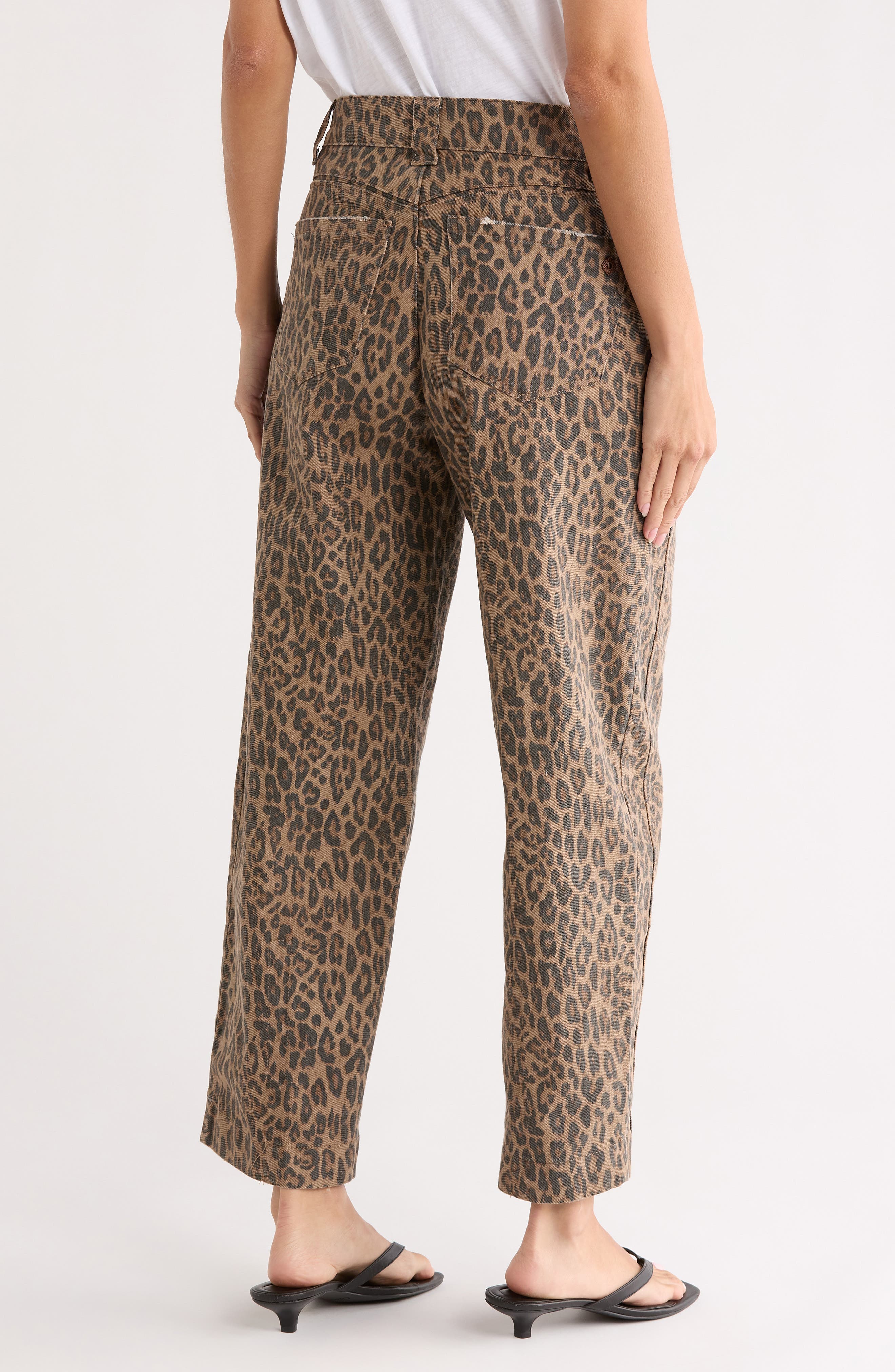 AbSolution High Waist Relaxed Barrel Leg Jeans - image 2