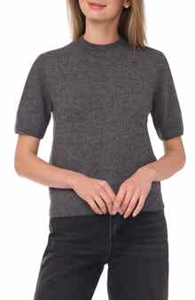 Ted Baker Mock Neck Short Sleeve Sweater