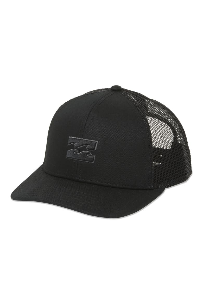 All Day Trucker Hat, Main, color, BLACK