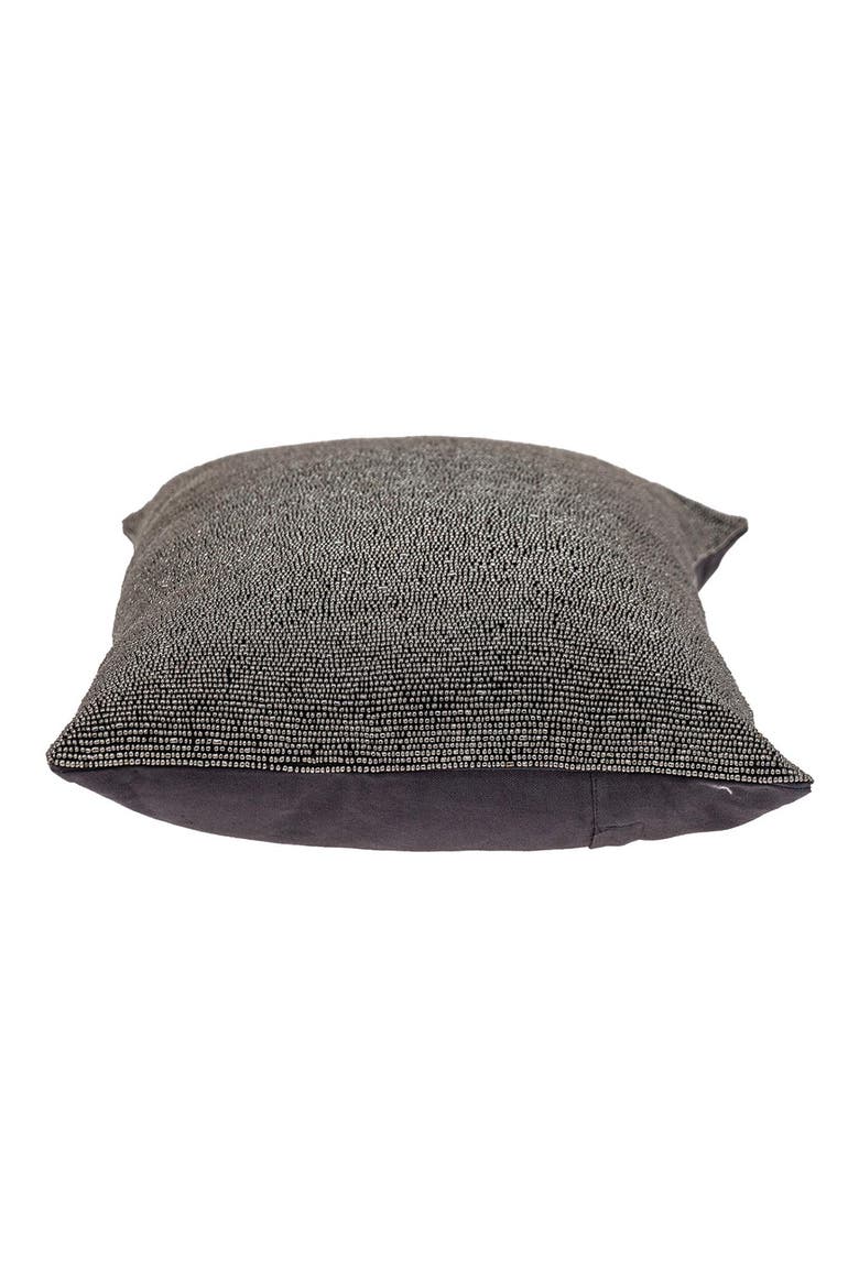 Aster Embellished Throw Pillow, Alternate, color, GREY