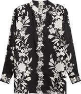 Anne Klein Floral Pullover Top