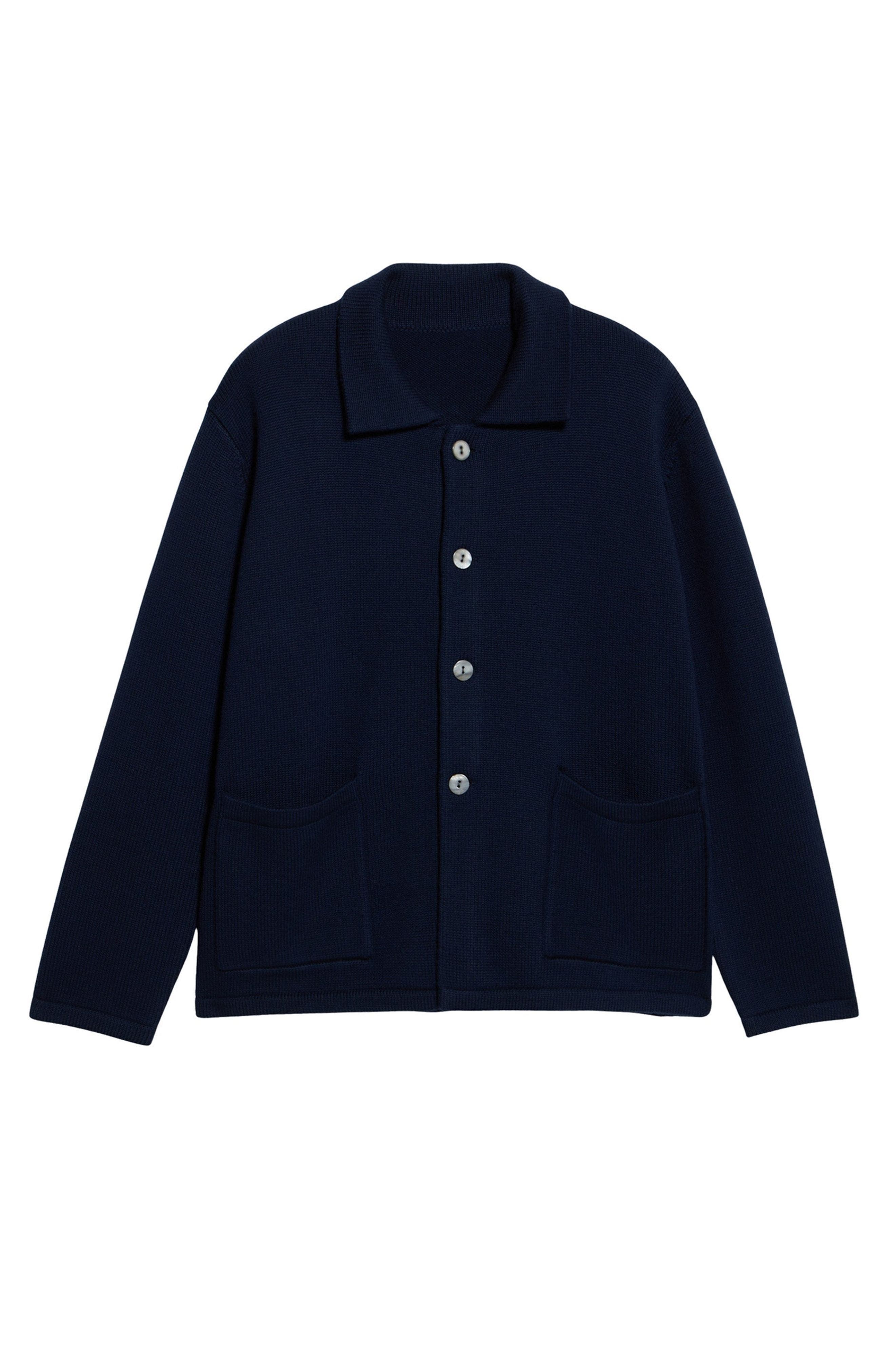 Beta Merino Wool Cardigan