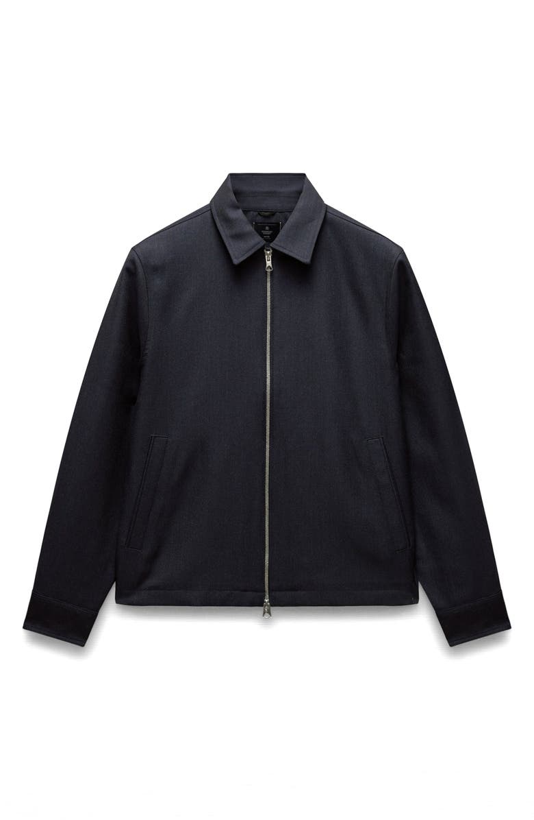 Reigning Champ Venue Wool Twill Jacket, Alternate, color, Navy