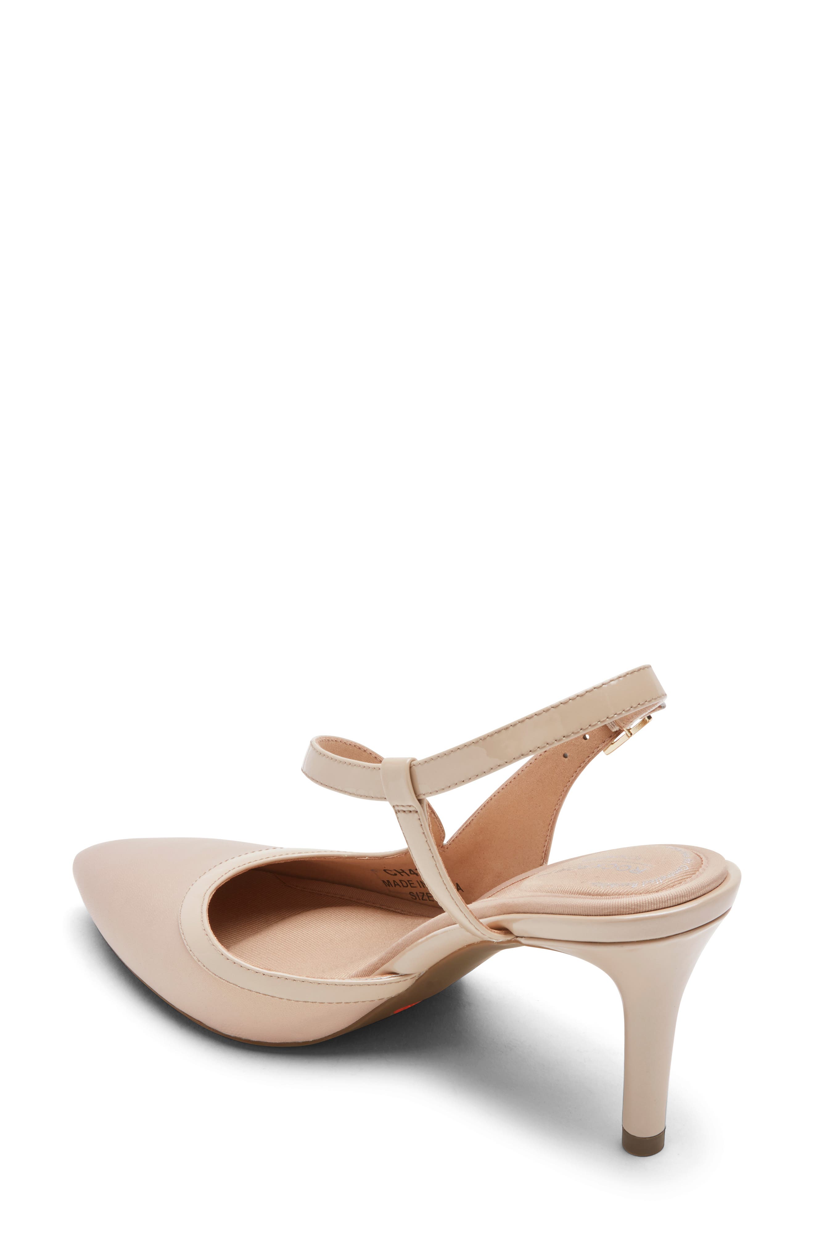 Strappy Pump, Alternate, color, NEUTRAL BEIGE LEATHER