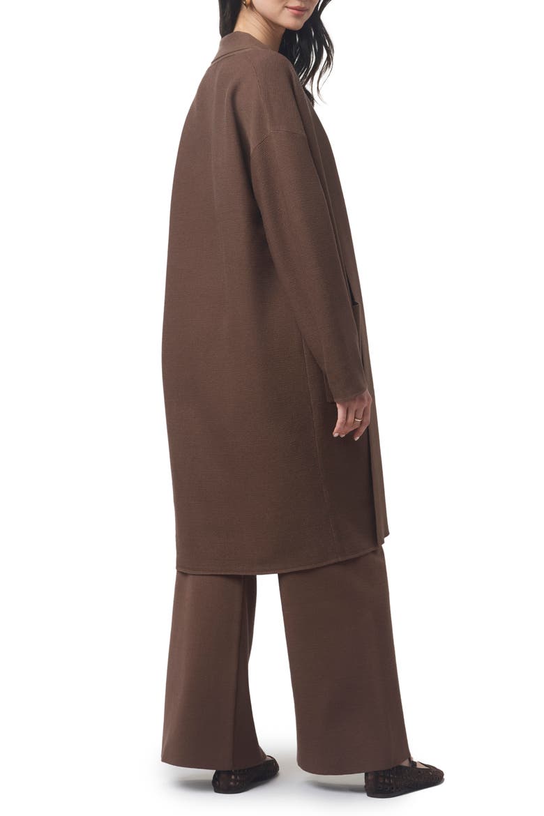 x @cellajaneblog Sleek Coatigan, Alternate, color, TRUFFLE