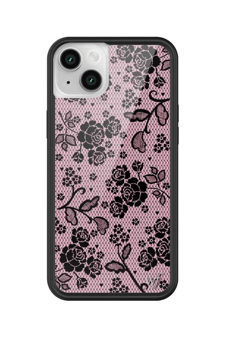 Lace Lover iPhone Case, Main, color, Pink