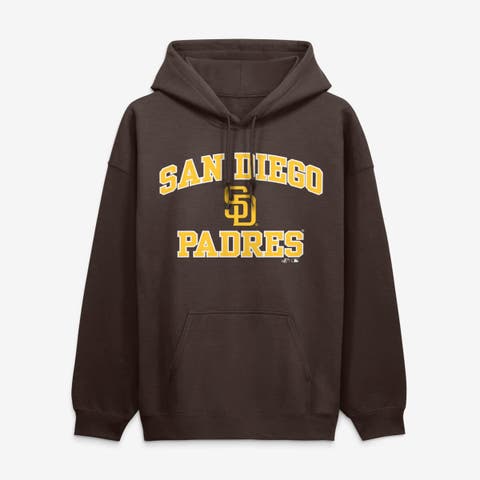 Men's Logo Athletic Brown San Diego Padres Heart & Soul Hoodie