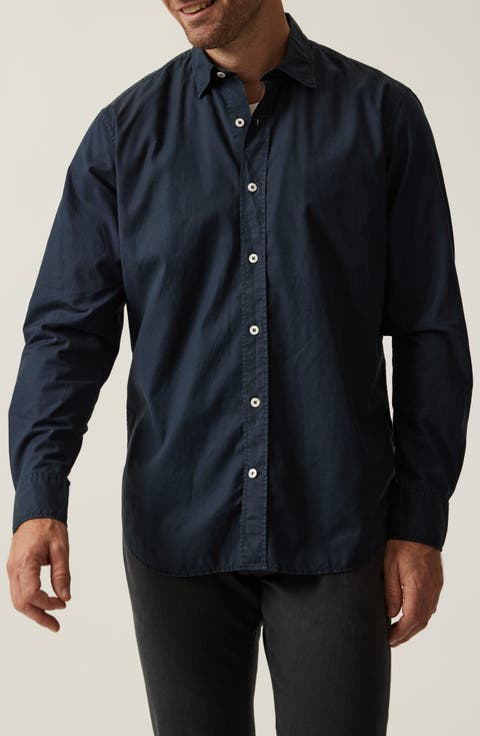 Luxe Twill Button-Up Shirt
