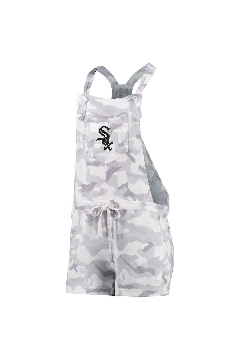 Women's Concepts Sport Gray Chicago White Sox Camo Romper Overalls, Alternate, color, Gray