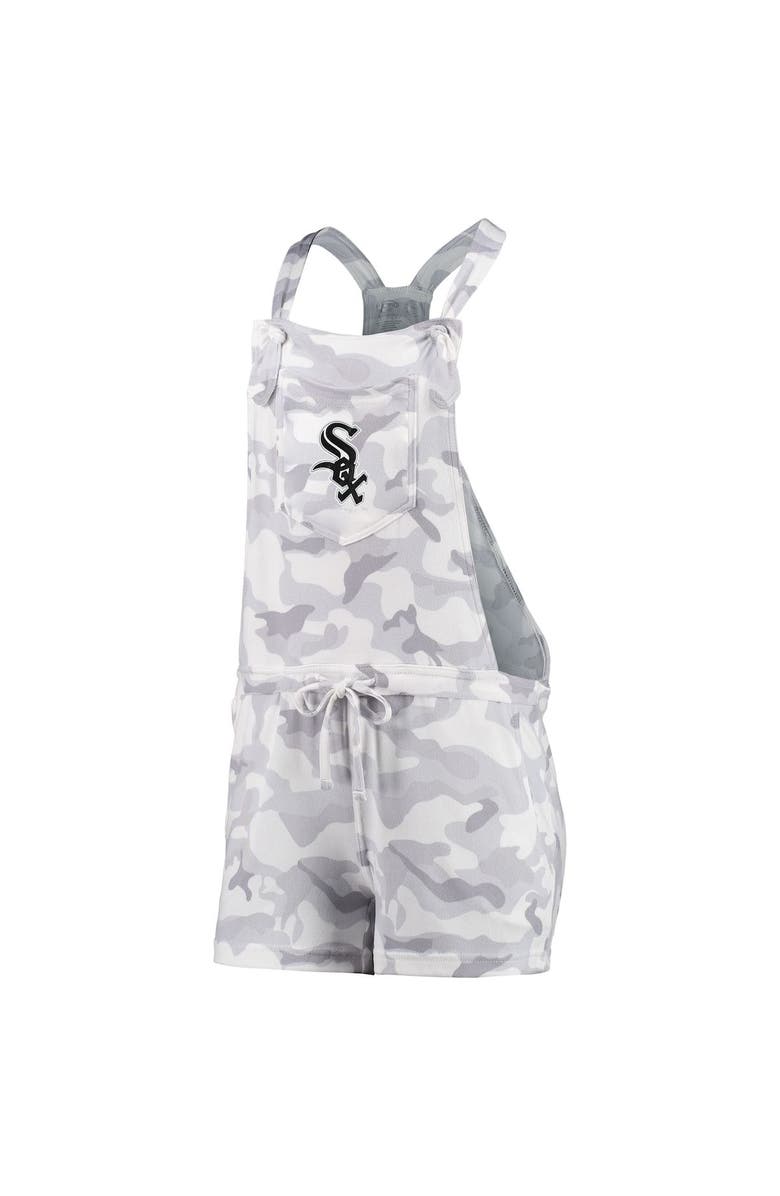CONCEPTS SPORT Women's Concepts Sport Gray Chicago White Sox Camo Romper Overalls, Alternate, color, 