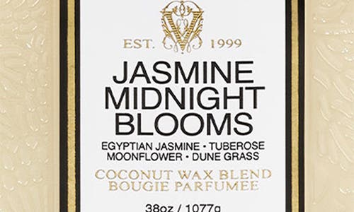 Voluspa Jasmine Midnight Blooms Three-wick Hearth Candle In Neutral
