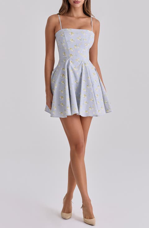 Dolly Wildflower Print Fit & Flare Minidress