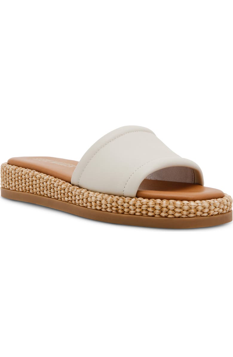 Steve Madden Boardwalk Slide Sandal, Main, color, Bone Leather
