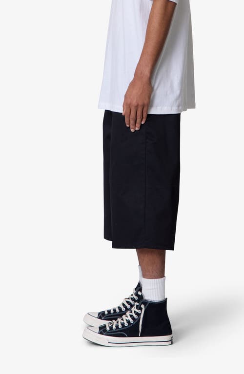 Mnml Ultra Baggy Work Shorts In Black