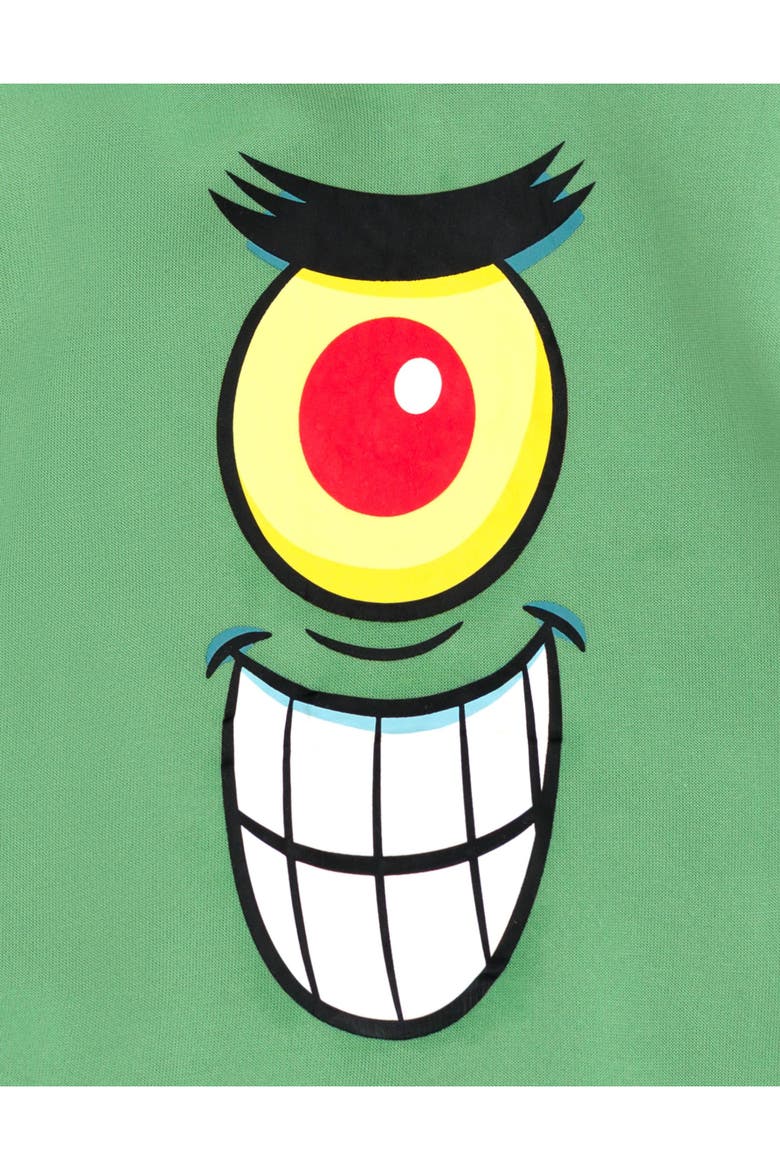 SpongeBob SquarePants Fleece Pullover Hoodie, Alternate, color, Green Plankton