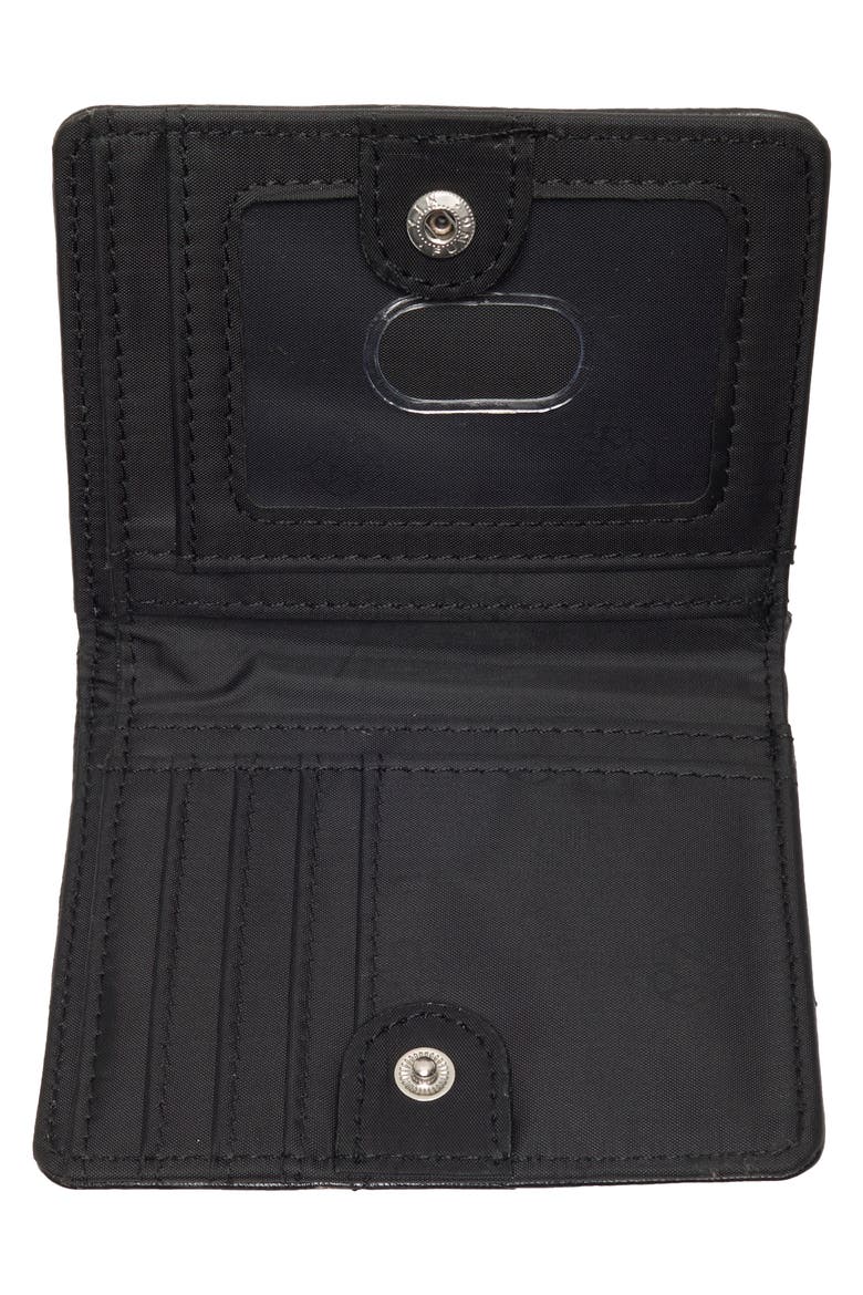 Quilted Bifold Wallet, Alternate, color, BLACK