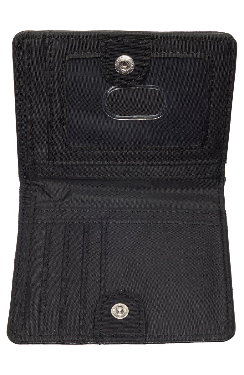 MUNDI SMALL LEATHER GOODS Quilted Bifold Wallet, Alternate, color, Black